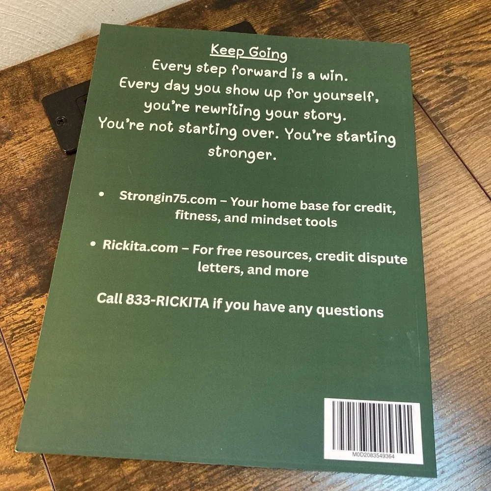 Strong in 75 Book Rebuild‎ Your Credit Mind & Body Rickita